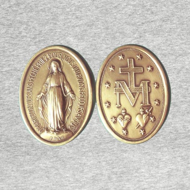 Our Lady of Grace Virgin Mary Miraculous Medal Prayer by hispanicworld